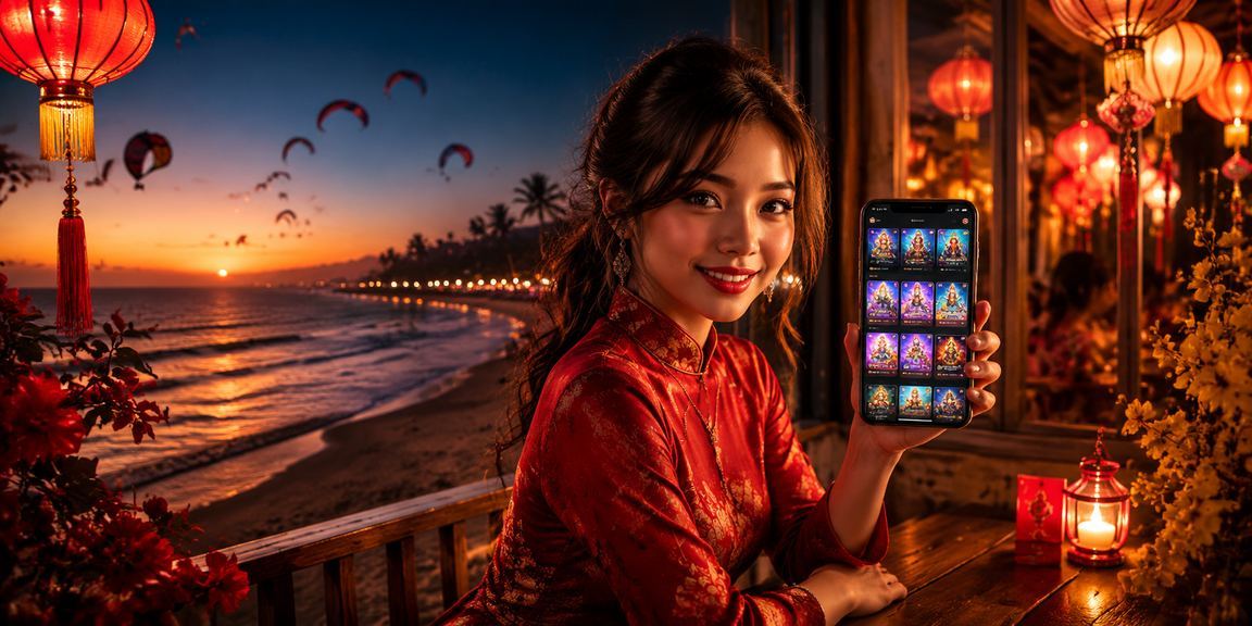 Người dùng Hội An trải nghiệm casino trực tuyến trên điện thoại bên tách cà phê