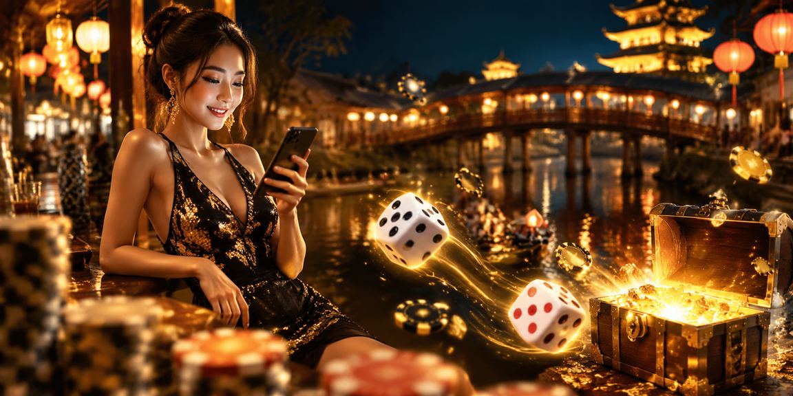 Không khí chơi tài xỉu và nhận ưu đãi tại chợ đêm Huế